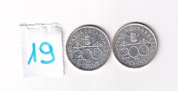 200 Forint 1992 2 db egyben 19