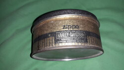 1990.Jubileumi ZIPPO HARLEY DAVIDSON benzines óngyújtó díszdobozban gyűjtői a képek szerint