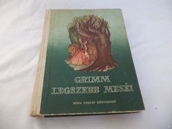 Grimm legszebb meséi könyv 1960 (3123)