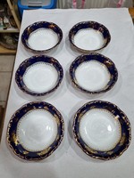 Zsolnay porcelán kompotos készlet