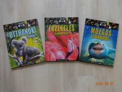 ÁLLATLESEN - Otthonok és szokások - Érzékelés és kommunikáció - Mozgás és vándorlás - 3 kötet együtt
