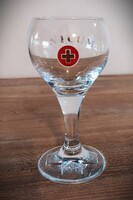 1 db Jim Beam  magas whiskys pohár , 1 db talpas Unikumos üveg pohár
