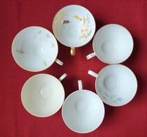 6db Diadem Bareuther Waldsassen Kutschenreuther Bavaria német porcelán csésze csomag kávés teás