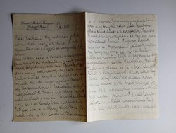 ZA594.15  Grand Hotel Hungária fejléces levélpapír 1930k-címzett: Dr. Bary Zoltán Főügyészhelyettes