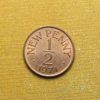 Guernsey 1971 1/2 penny