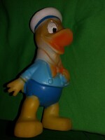 Antik DISNEY DONALD DUCK - Donald kacsa gumi játék figura 20 cm a képek szerint