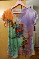 M Nöi Szines Felső Top T Shirt