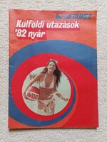 IBUSZ- Külföldi utazások- 1982 nyár