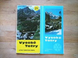 Magas Tátra téli és nyári térkép 1993