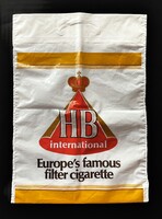 HB international cigaretta nejlon reklám szatyor