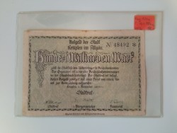 Németország Német Birodalom 100 milliárd márka 1923