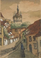Zombor Jenő (20.sz.első fele) : Városrészlet