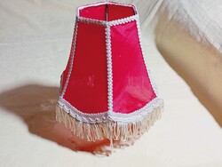 Lámpaernyő 04 - textil fém keret égőre húzható nem használt 16cm magas