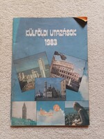 Budapest tourist- Külföldi utazások 1983 -Program füzet
