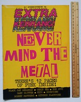 Extra Kerrang 1985/7 Billy Idol Nico Black Oak Gary Glitter Chris Rea Madhatter Debbie Bonham Beards