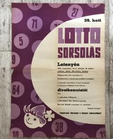 Lottery draw in Letenyi 1963