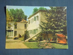 Képeslap,Balatonszemes,Állami Biztosító üdülő látkép részlet, 1966-