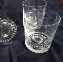3db masszív Whiskey-s pohár