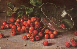 Képeslap:  Csendélet.