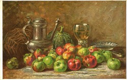 Képeslap:  Csendélet.