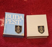 Budapest,1873-1973., 48 x 42 mm, Kossuth Könyvkiadó,  1972. Minikönyv