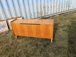 Retro cseh Csehszlovák  Tatra nabytok ágyneműtartós komód MID century