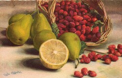 Képeslap:  Csendélet.