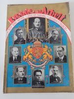 Öröm és Munka magyarországi kiadás1938. 130 oldalas, II.Vh. havilap. Nagy, 37x27cm-es kiadvány