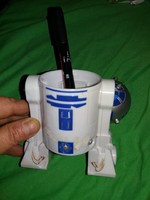 Minőségi SIMBA R2D2 Artu Detu STAR WARS figurális asztali íron, tolltartó 15 cm a képek szerint