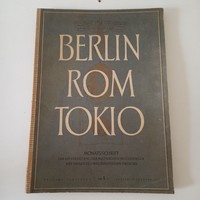 Berlin Rom Tokio 1939.Október. 47 oldalas, II.Vh. havilap. Nagy, 37x27cm-es kiadvány