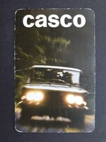 Kártyanaptár 1976 - CASCO, Állami Biztosító, ÁB feliratú retró zsebnaptár