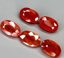 Padparadsha zafírok 1,56 ct  - 5db bevizsgalt
