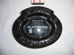 Vendéglátós reklám hamutál " Black Barrel  Whisky "