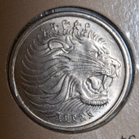 Etiópia 25 Cent (oroszlán) forgalmi sorból UNC  (6)
