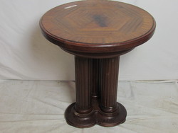 Antik Szecessziós asztal 3 oszlopos