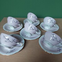 Káldor Aurél  BŰV Keleties mintájú porcelán kávéskészlet