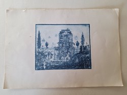 Gross arnold, artist colony, etching reproduction, offset print