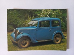 Régi 2 Ft-os képeslap Austin 7 1934 Oldtimer