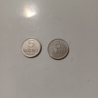 5 bani - Románia - 1966