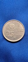 FIFA labdarúgó-világbajnokság, 1980. 25 Peseta 1982 Spanyolország, (1383