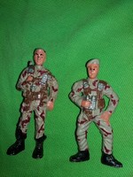 RETRO trafikáru katona harcos akcó G.I.JOE öböl háború figura pár 2 db egyben 8 cm a képek szerint