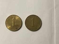 Ausztria 1 Schilling 1989, 1973