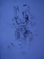 Dobesch Máté (1978-): Régi város- Cuencai részlet, 2003.
