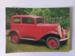 Régi 2 Ft-os képeslap OPEL P 4 Oldtimer