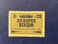ÁFOR Benzinjegy 5 liter 20 Ft