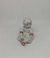 Zsolnay porcelán Annuska kék szemű "RITKA"!