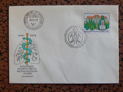 FDC 1976. 75 éves a Korányi TBC és Pulmonológiai Intézet