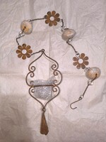 ÚJ függő dekoráció / mécsestartó - rozsda hatású