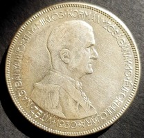 Horthy 5 pengő 1930 (hajas)