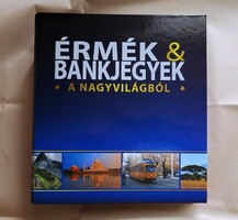 Új! Érmék & Bankjegyek a Nagyvilágból berakó album (30 vagy 60 férőhelyes)